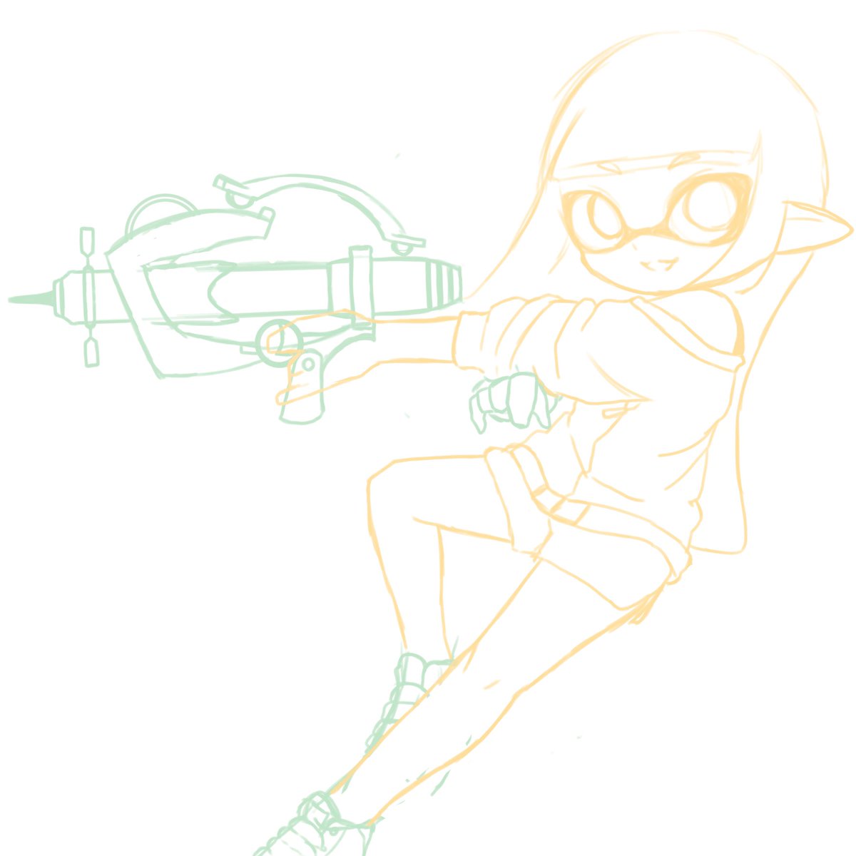 全ブキ描きたいなぁと。まずはシャプマ。

飽きちゃいそうだから、みんなの🦑🐙ちゃん借りつつ全ブキ描きたいです🥺♡