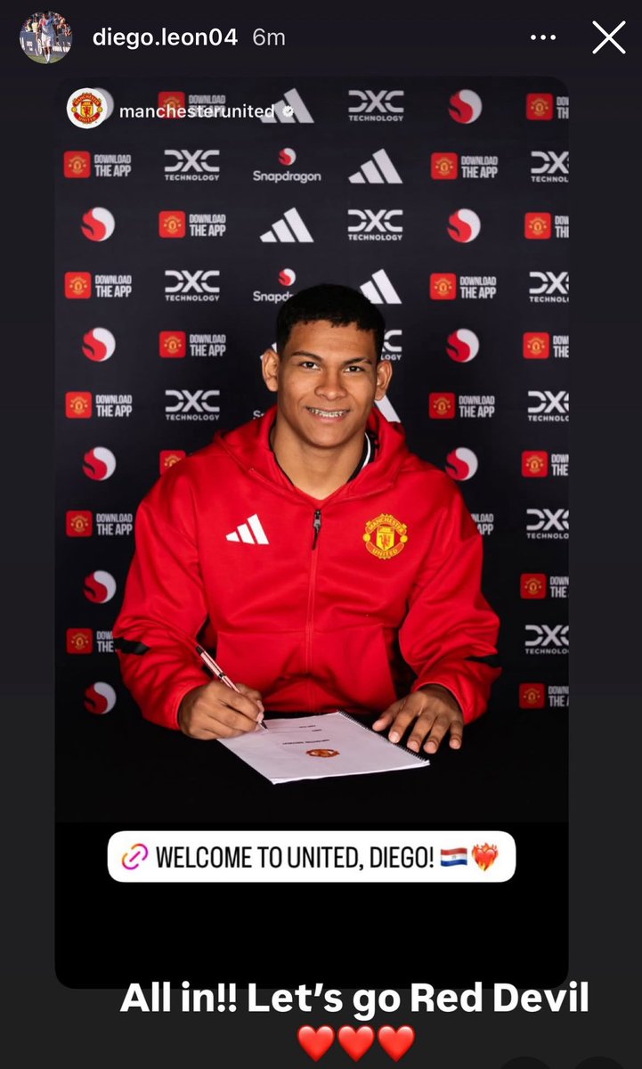 MUFC Scoop (@mufcscoop) on Twitter photo Diego Le贸n on Instagram 馃敶鉂わ笍 #MUFC Diego Le贸n on Instagram 馃敶鉂わ笍 #MUFC