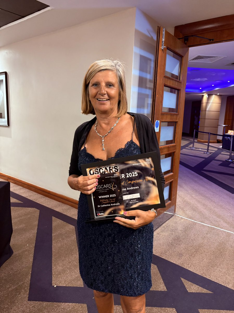 MHSOP in Gedling and Hucknall (@mhsopgandh) on Twitter photo Congratulations to our very own Dr Catherine Andrews for winning the Outstanding Care and Compassion Award last night at The Oscars! Well done Kanky and very well deserved 🌟
<a href="/NottsHealthcare/">Nottinghamshire Healthcare</a> <a href="/MHSOPNottsHC/">MHSOPNottsHC</a> <a href="/CountyDos/">CountyDOS</a> Congratulations to our very own Dr Catherine Andrews for winning the Outstanding Care and Compassion Award last night at The Oscars! Well done Kanky and very well deserved 🌟
<a href="/NottsHealthcare/">Nottinghamshire Healthcare</a> <a href="/MHSOPNottsHC/">MHSOPNottsHC</a> <a href="/CountyDos/">CountyDOS</a>
