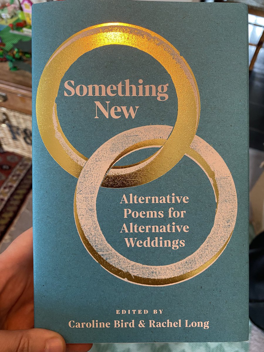 Caroline Bird (@carolinebirduk) on Twitter photo Looks quite swish, if I do say so myself
‘Something New: Alternative Poems for Alternative Weddings,’ edited by me and <a href="/rachelnalong/">Rachel Long</a>. Out now! shorturl.at/VKsPJ Looks quite swish, if I do say so myself
‘Something New: Alternative Poems for Alternative Weddings,’ edited by me and <a href="/rachelnalong/">Rachel Long</a>. Out now! shorturl.at/VKsPJ