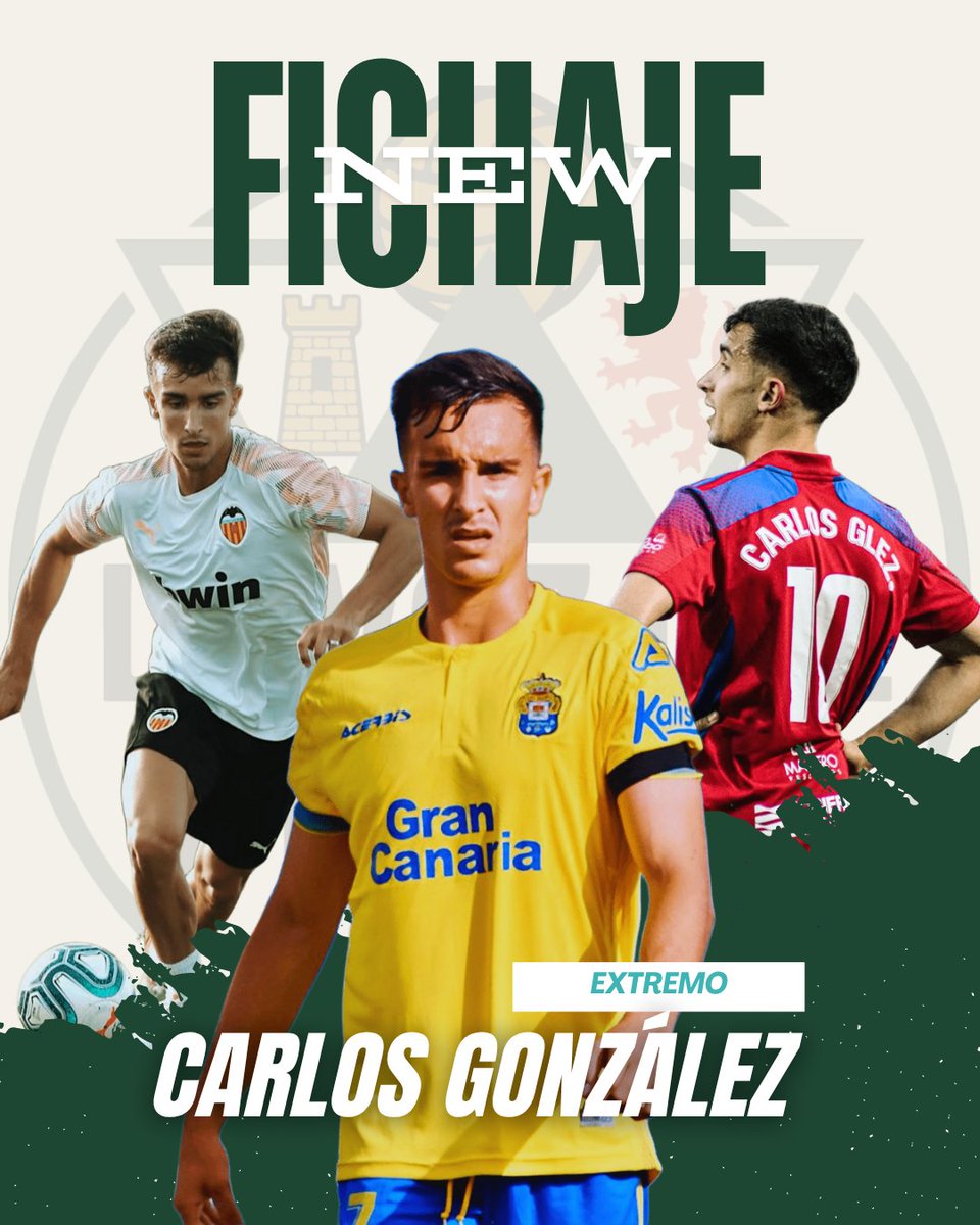 DecanoEX's tweet image. 🟢⚪️ ¡FICHAJE DE NIVEL PARA EL ATAQUE!
Carlos González, extremo canario con desborde y experiencia.
📊 10 goles en 23/24 (Numancia)
🎓 Formado en Las Palmas y Valencia
🔥 Debutó en 2ª con Pepe Mel
Polivalente para jugar en cualquier posición de ataque.
¡Bienvenido, @CGlez9!