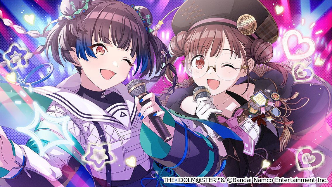 「わ……！
ふゆちゃん、私に惚れ直してくれてたの？」

 「そうだよー
言ってなかったけど！」

【円環 -Halo around-】園田 智代子

#シャニマス
#シャニマス7th_横浜_day1