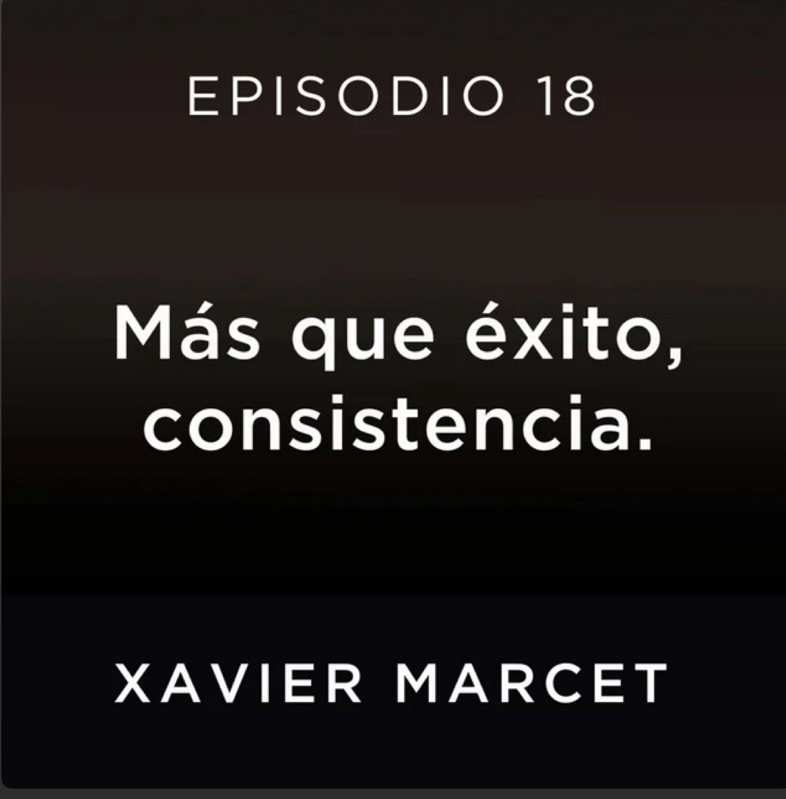Más que éxito consitencia 

Podcast con el apoyo de <a href="/INUSUAL/">INUSUAL</a> 
open.spotify.com/episode/4g8EIX…