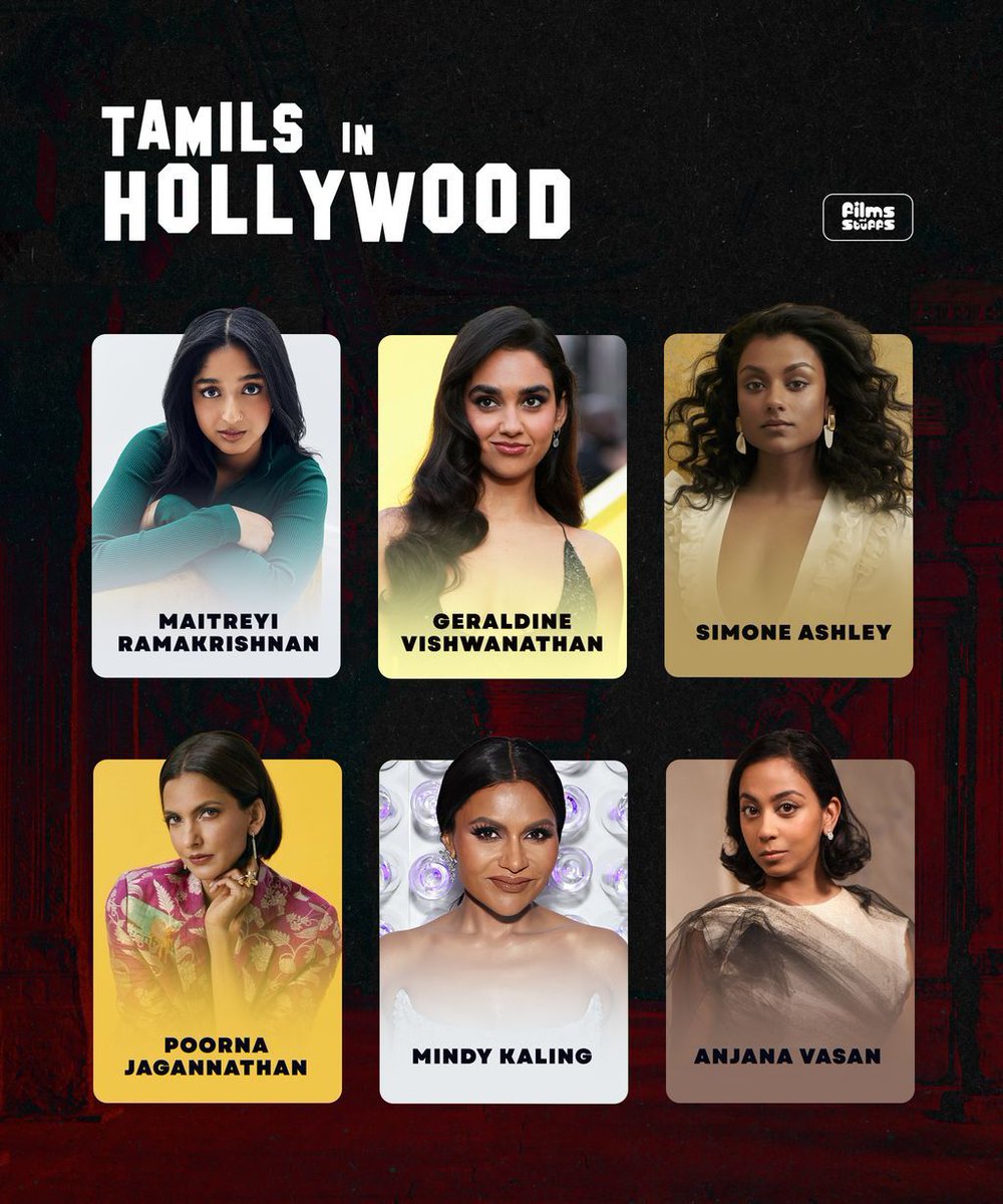 Tamils in Hollywood! ✨