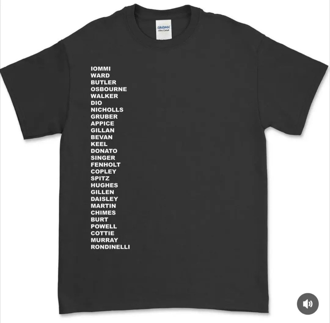 Anyone missing?

#BlackSabbath #BackToTheBeginning