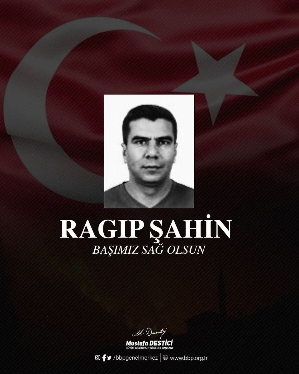 İzmir Ödemiş’teki orman yangınında yaralı olarak hastaneye kaldırılan orman işçisi Ragıp Şahin’in hayatını kaybettiği haberini büyük bir üzüntüyle öğrendim.

Yeşil Vatan’ı korumak için canını ortaya koyan bu kahraman evlatlarımızın fedakârlığı, milletimizin hafızasında daima