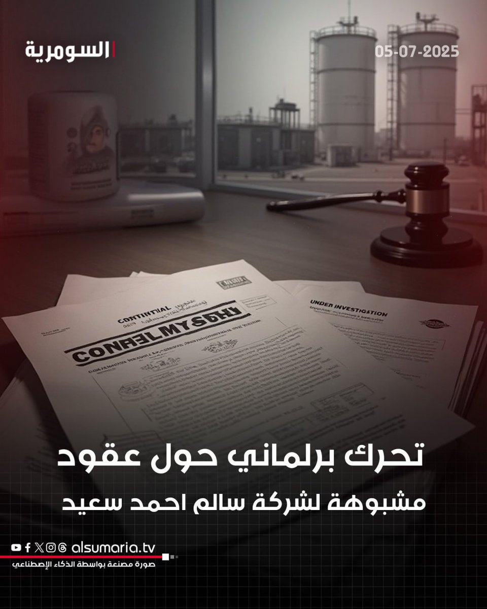 تحرك برلماني حول عقود مشبوهة لشركة سالم احمد سعيد

التفاصيل كاملة داخل الرابط:
alsumaria.tv/news/532393/
#السومرية #العراق