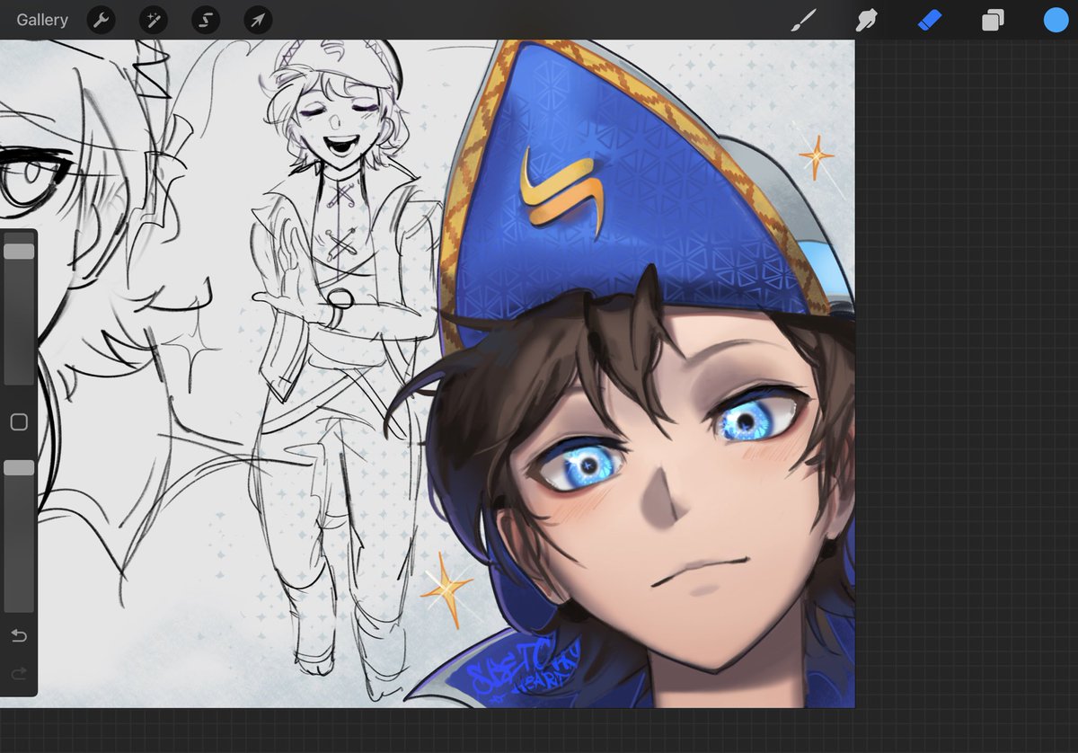 Fanart already…!

Btw whaddya guys think of this rendering style?