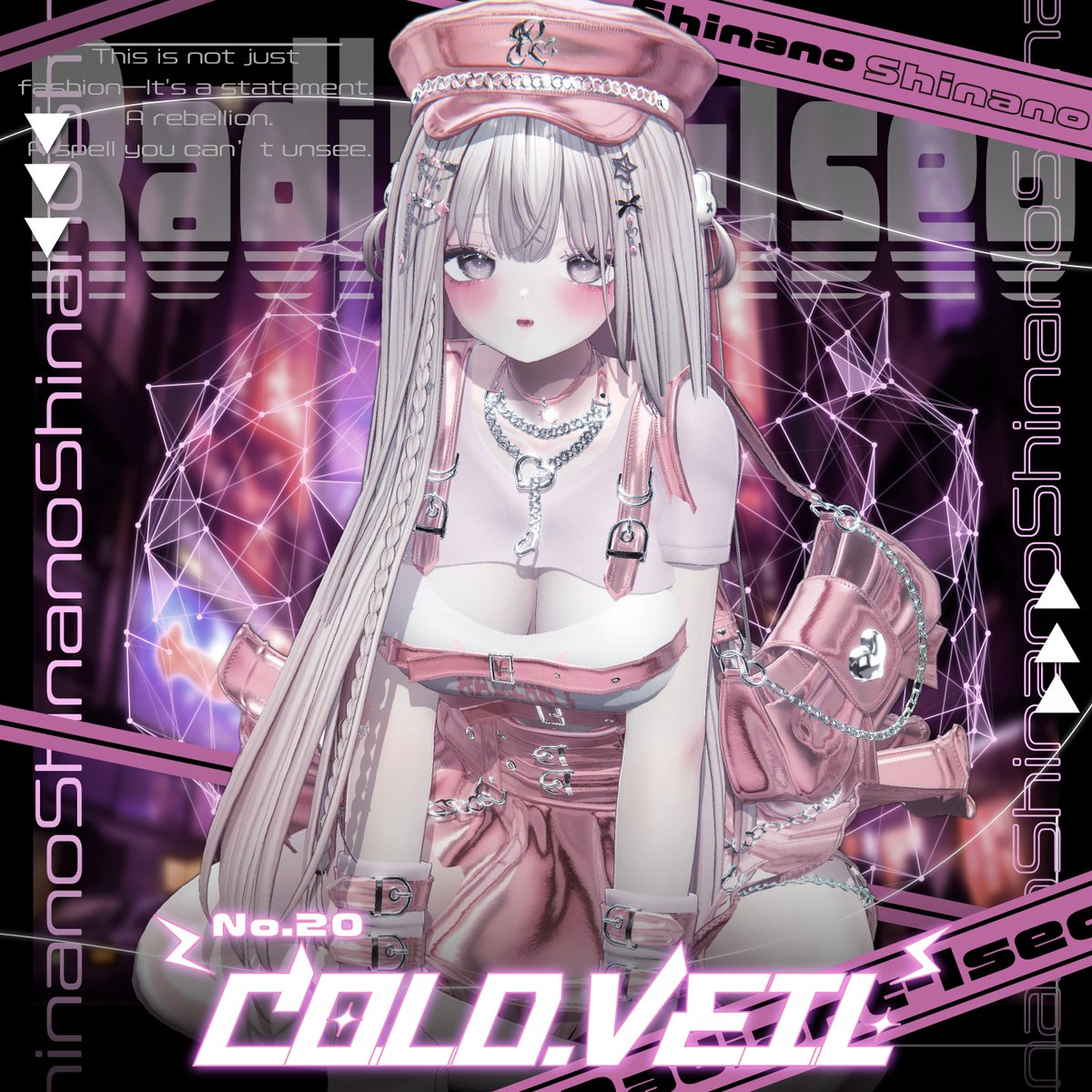 🖤新作のSALE終了お知らせ🖤

〚No.20　Cold Veil〛本日SALE終了です！
とっても安くなってるので是非チェックしてみてください！

ＢＯＯＴＨリンク🔗
booth.pm/ja/items/70663…

メタリックカラーに、ハートとチェーンがきらめく
甘くてちょっぴりスパイシーな特別コーデ⚡

🛍SALE中：単品