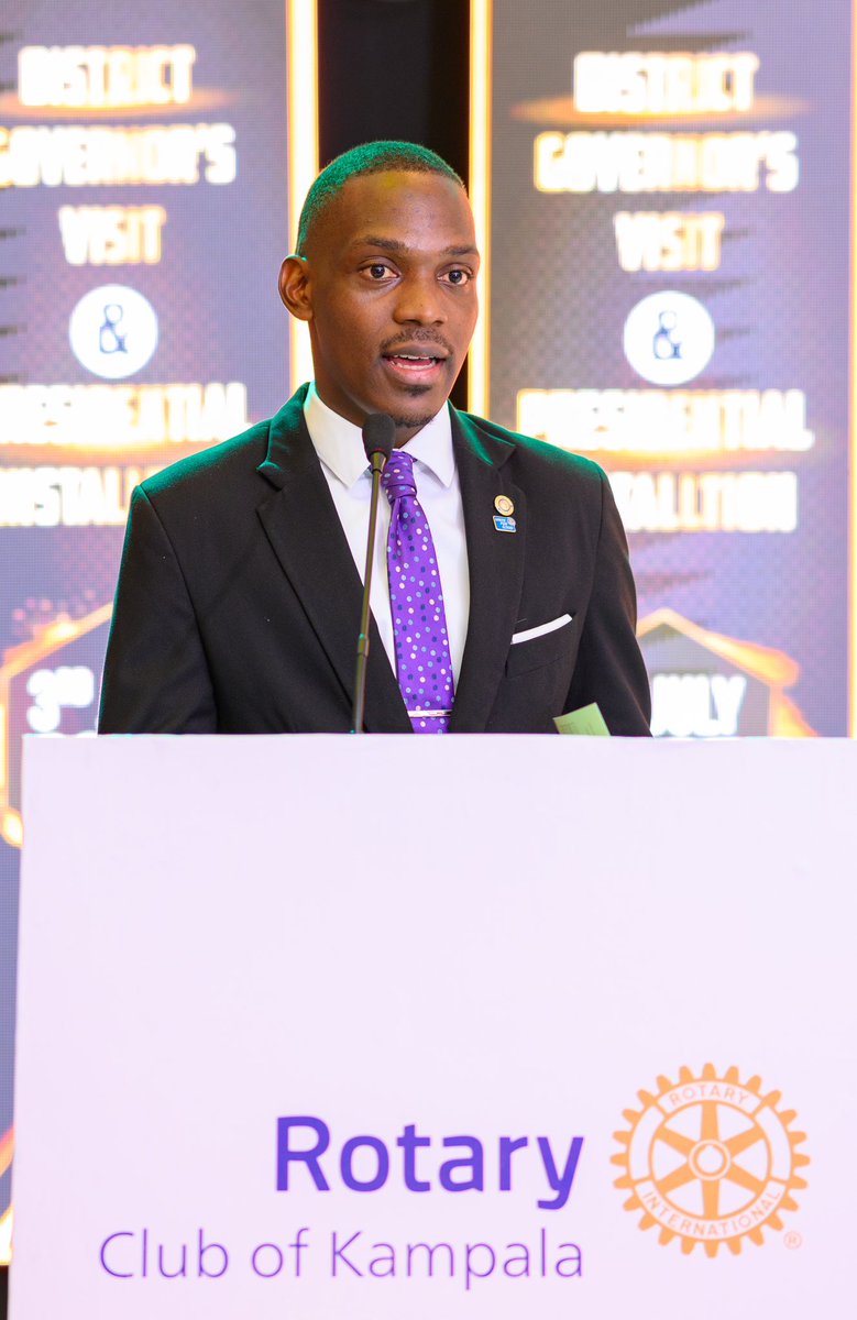 EmmaLukeera's tweet image. We were honored to welcome District Governor Geoffrey Kitakule to our Rotary Club of Kampala on the occasion of his Official Visit and Installation of our 68th President, Jackie Ayuya Mukasa.
I am happy to be serving as Club Secretary, this Rotary Year, as we Unite For Good.
