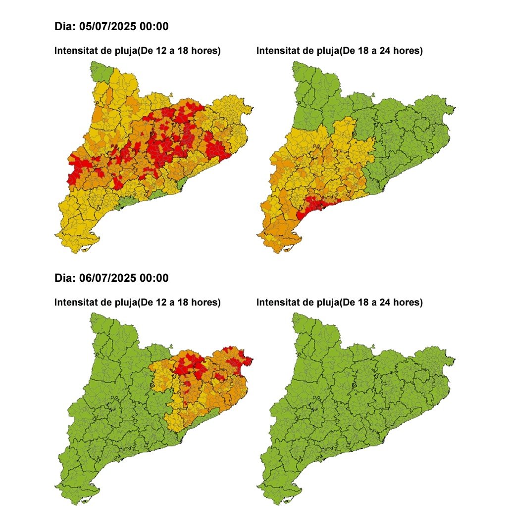 Guàrdia Urbana Reus (@reusgurbana) on Twitter photo #INUNCAT El pla de risc d'inundacions està activat en fase d'#ALERTA davant les previsions de <a href="/meteocat/">Meteocat</a> de fortes pluges per les properes hores.
<a href="/emergenciescat/">Protecció civil</a>
<a href="/avpcreus/">Protecció Civil Reus</a> #INUNCAT El pla de risc d'inundacions està activat en fase d'#ALERTA davant les previsions de <a href="/meteocat/">Meteocat</a> de fortes pluges per les properes hores.
<a href="/emergenciescat/">Protecció civil</a>
<a href="/avpcreus/">Protecció Civil Reus</a>