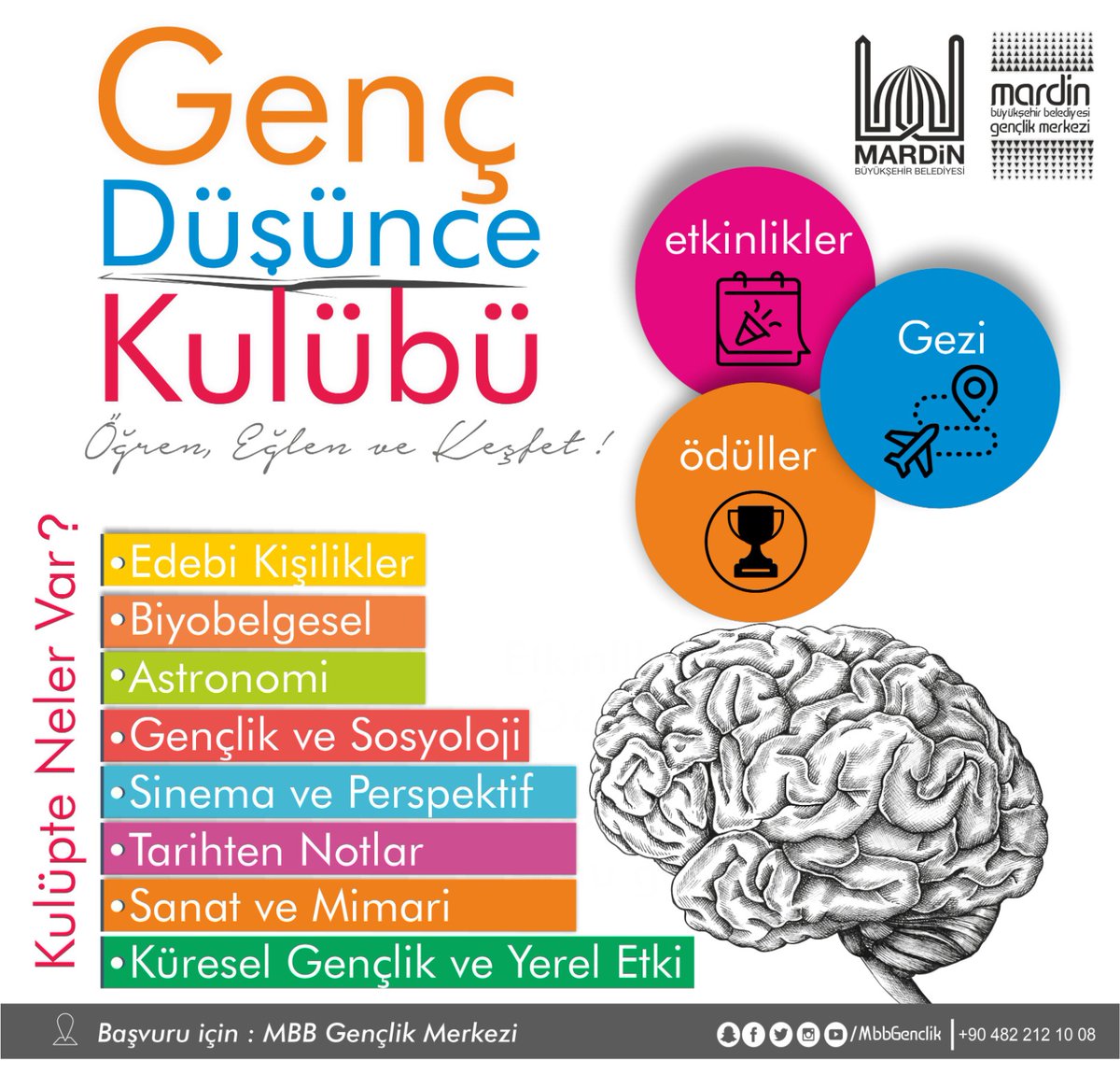 Araştırıcı, eleştirel ve zihinsel faaliyetlerini geliştirmek, doğanın, toplumun ve tarihin bilinmeyenlerini keşfetmek ister misin ? 

🤔🗨️👩‍🎓👨‍🎓📜

<a href="/MbbGenclik/">MBB Gençlik Merkezi</a>