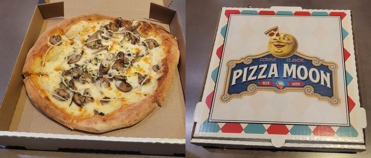 Highly recommended to get a Pizza Moon pie on your way out of Epic Universe.
• Plan time for seating at a table.
• Ask for a box when your pizza arrives.