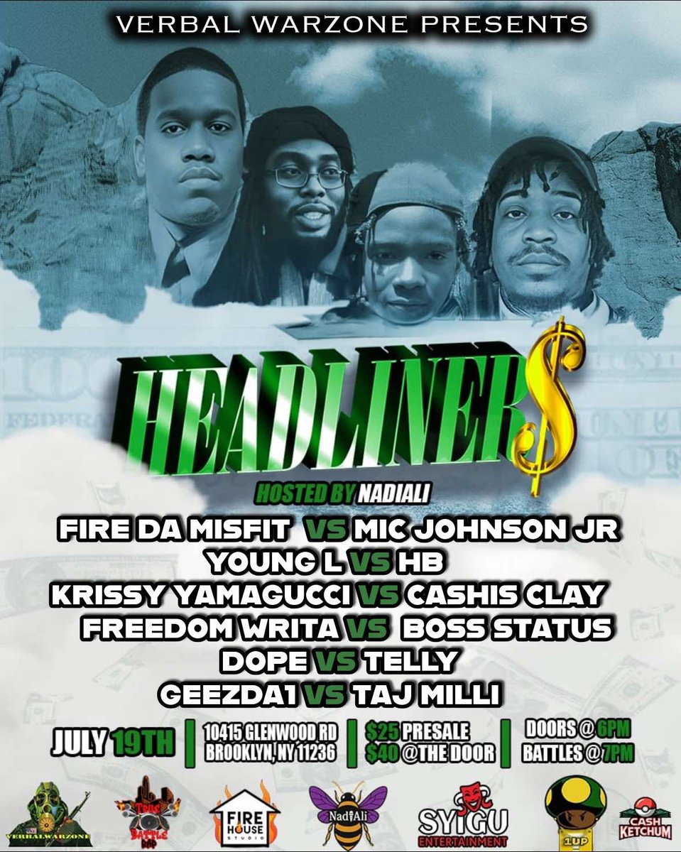 MIC Johnson Jr (@juggamc) on Twitter photo So I got to Battle This Guy Named <a href="/Firemisfit/">Fire Da Misfit!!!</a> on July 19th right, Dude Can Rap frfr. And he been telling ppl he Gone COOK ME‼️😯🤦🏿♂️
Don't think It's Possible for him To Complete That Mission. We Will See tho💯
#Headliners 
Back to Writing I Go ✍️🏿 So I got to Battle This Guy Named <a href="/Firemisfit/">Fire Da Misfit!!!</a> on July 19th right, Dude Can Rap frfr. And he been telling ppl he Gone COOK ME‼️😯🤦🏿♂️
Don't think It's Possible for him To Complete That Mission. We Will See tho💯
#Headliners 
Back to Writing I Go ✍️🏿