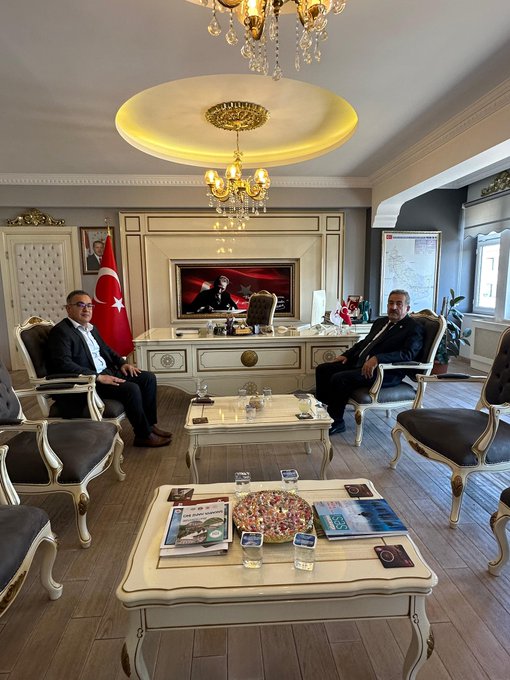 Anayasa Mahkemesi Üyesi Akyel Kaymakamı Ziyaret Etti