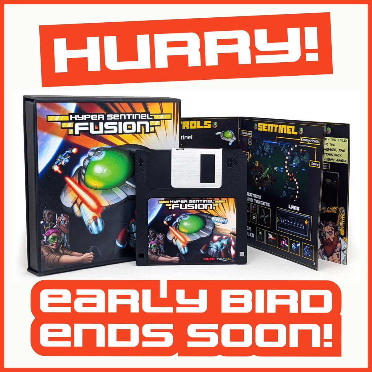HewsonJoystick's tweet image. EARLY BIRD reward ends soon! Get your collectors edition before it's too late 👉bit.ly/hsfusion
#retrogaming #IndieGameDev