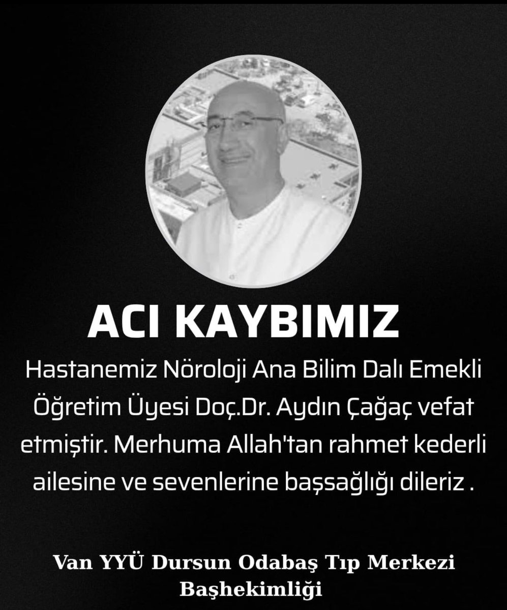 Başta <a href="/vanyyuhastane/">VAN YYÜ Dursun Odabaş Tıp Merkezi</a> olmak üzere sağlık camiamızın başı sağolsun.<a href="/drmemisoglu/">Prof. Dr. Kemal Memişoğlu</a> <a href="/saglikbakanligi/">T.C. Sağlık Bakanlığı</a>
