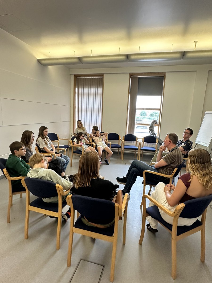alportuk's tweet photo. Nottingham Alport Information day is underway, with our teens talking to Dan Jagger and Martin Christian about hearing and how to manage Alport Syndrome https://t.co/4QdcV66C3c