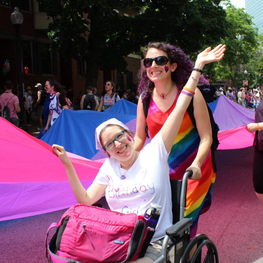 _forbisexuals's tweet photo. bisexual folks are more likely to be disabled compared to their heterosexual and homosexual counterparts

happy disability pride month to disabled bisexuals 🩷💜💙 https://t.co/jljnyyExNO