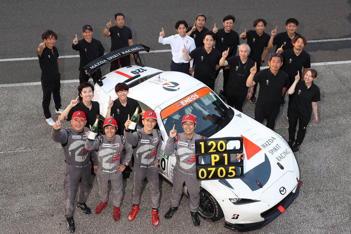 ◇【S耐SUGO】after race◇
thank you all fans.

#MAZDA_SPIRIT_RACING #MAZDA #マツダ #S耐 #SuperTaikyu #共に挑む #S耐への道 #チャレンジプログラム