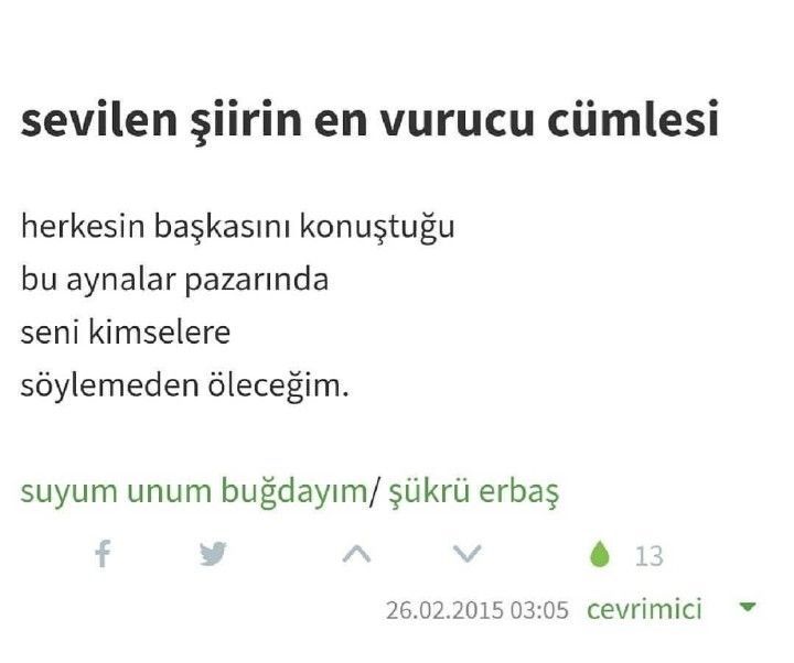 Sizce neydi O şiir?