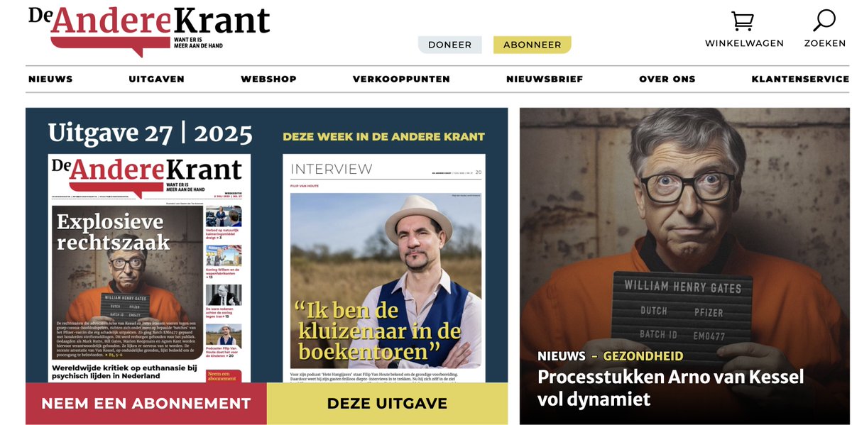 Filip Van Houte - Hete Hangijzers Podcast (@hetehangijzerss) on Twitter photo 📰 𝐃𝐞𝐳𝐞 𝐖𝐞𝐞𝐤 𝐈𝐬 𝐄𝐞𝐧 𝐈𝐧𝐭𝐞𝐫𝐯𝐢𝐞𝐰 𝐌𝐞𝐭 𝐌𝐞 𝐓𝐞 𝐕𝐢𝐧𝐝𝐞𝐧 𝐈𝐧 𝐃𝐞 𝐀𝐧𝐝𝐞𝐫𝐞 𝐊𝐫𝐚𝐧𝐭
Steun het alternatieve geluid!
<a href="/AndereKrant/">De Andere Krant</a> 📰 𝐃𝐞𝐳𝐞 𝐖𝐞𝐞𝐤 𝐈𝐬 𝐄𝐞𝐧 𝐈𝐧𝐭𝐞𝐫𝐯𝐢𝐞𝐰 𝐌𝐞𝐭 𝐌𝐞 𝐓𝐞 𝐕𝐢𝐧𝐝𝐞𝐧 𝐈𝐧 𝐃𝐞 𝐀𝐧𝐝𝐞𝐫𝐞 𝐊𝐫𝐚𝐧𝐭
Steun het alternatieve geluid!
<a href="/AndereKrant/">De Andere Krant</a>