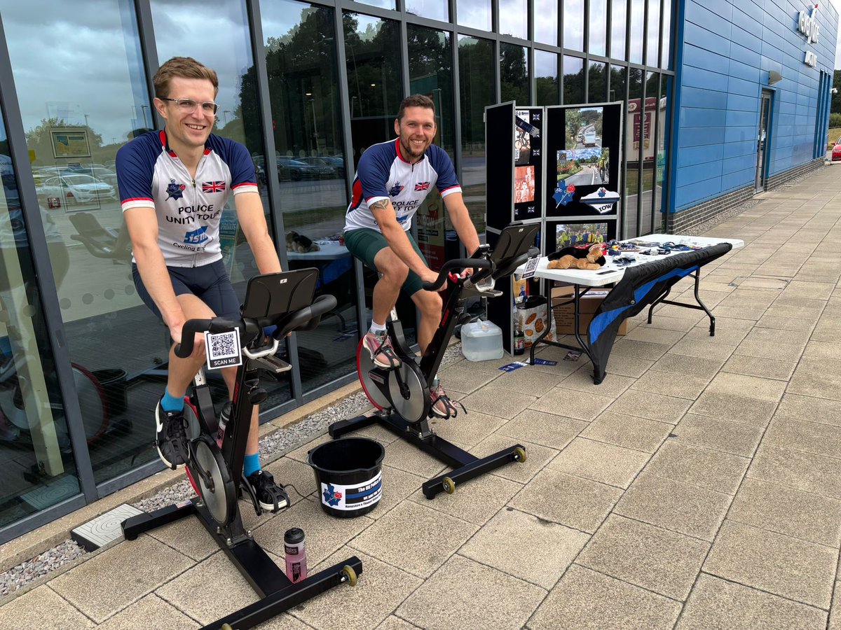 HantsValleyPUT's tweet image. Some of the riders from this years tour are at @EveryoneActive #HollyHill raising awareness and funds for @UK_COPS