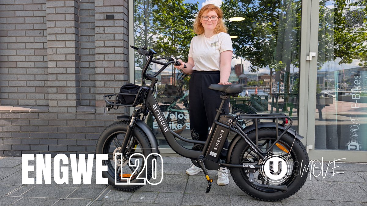 🎉 Kate’s Got the Power! ⚡
A huge U:Move shout out to Kate, who just collected her brand new ENGWE L20! Kate is already turning heads and beating the Belfast traffic like a boss! 🚦💨

Why did Kate choose the L20? Because:
✅ Chunky tyres = confidence on any road
✅ 250W motor =