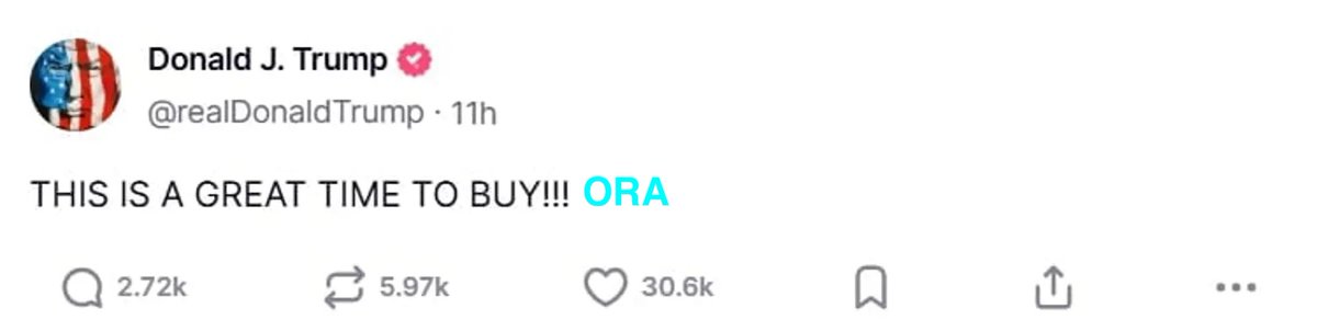 What happened after he said that <a href="/OraProtocol/">ORA</a> ?