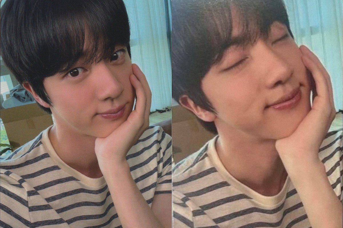 jinniesbread's tweet image. seokjin you have to stop being this cute and lovely or else we will eat you