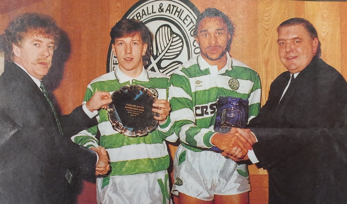 Two Celtic legends. I don't mean Creaney and Elliott.