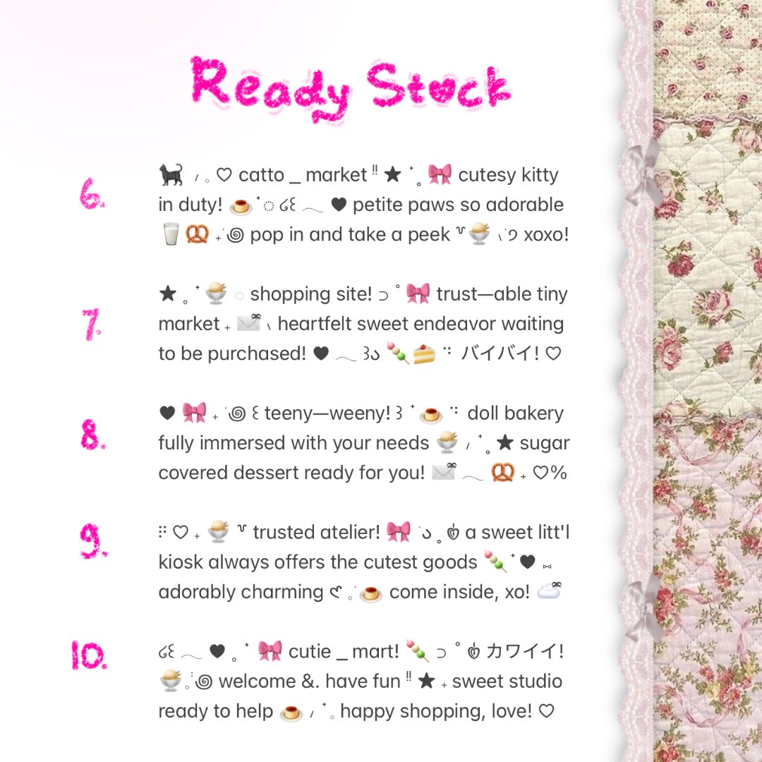 wordinh's tweet image. ⠀
⠀⠀🍨🍡  ..  help repost? thankies!  ☁️

READY STOCK  :  BIO WORDING  ♡⃞  only 3.500 @ each!  🎀  ..  reach out to me by dm to purchase your favo__orite!  ✉️

t. #zonauang #zonaba  rs