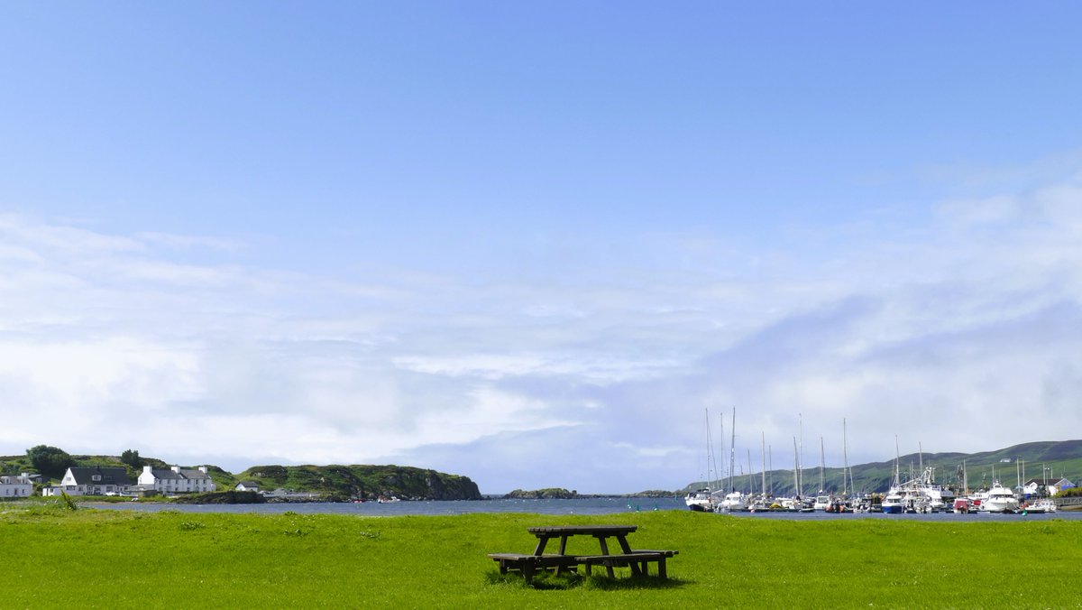Port Ellen between the showers this morning.
