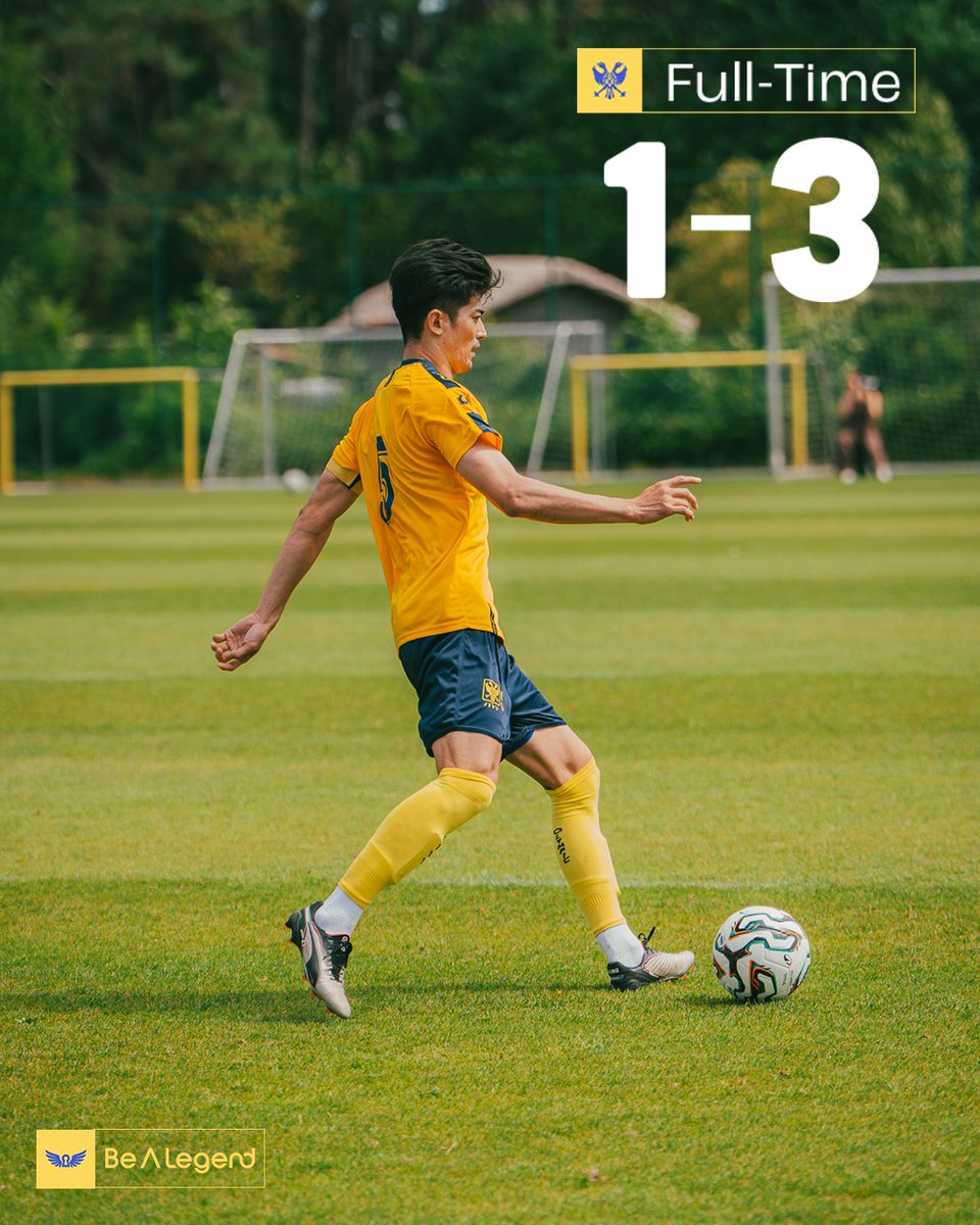 🐥🕛𝗙𝗨𝗟𝗟 𝗧𝗜𝗠𝗘 
ウェステルロー 1⃣-3⃣ STVV
トレーニング4試合目も勝利‼️
後半から #谷口彰悟 選手も出場しました🔥

#STVV #シントトロイデン