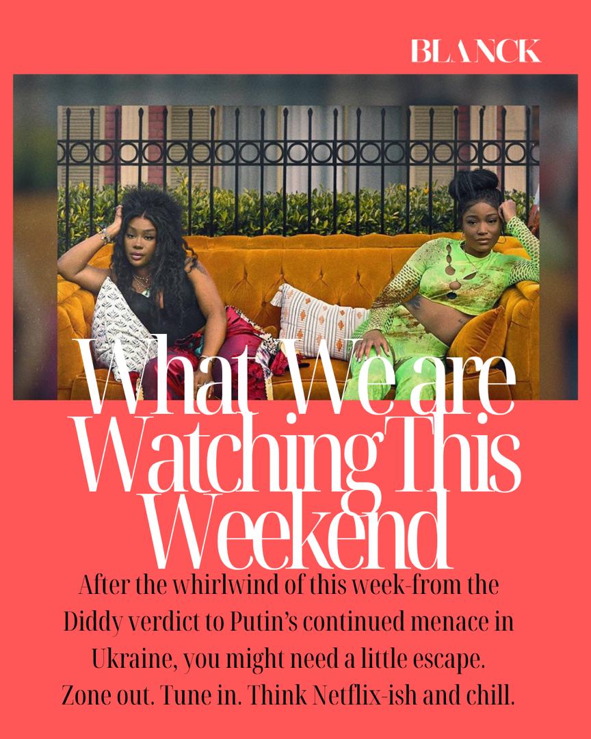 BlanckDigital's tweet image. After a week of chaos [ Diddy&apos;s verdict, Putin&apos;s menace &amp;amp; more] we asked a few people what they are watching to escape.
From K-pop slayers to tender heartbreaks, here is the list.
Seen any of these? what&apos;s on your watchlist?
#WeekendVibes #weekend #Weekenders #WeekendMood