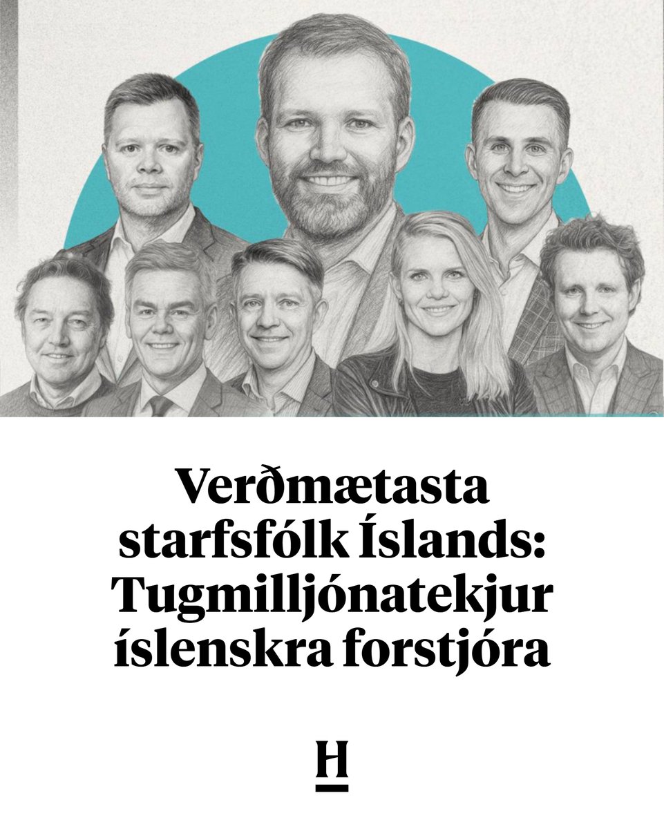 Launa­hæsti for­stjór­inn í ís­lensku Kaup­höll­inni ber höf­uð og herð­ar yf­ir aðra for­stjóra þeg­ar kem­ur að tekj­um en alla jafna njóta þeir kjara sem eru á við tí­föld með­al­laun á ís­lensk­um vinnu­mark­aði. heimildin.is/grein/24780/ve…