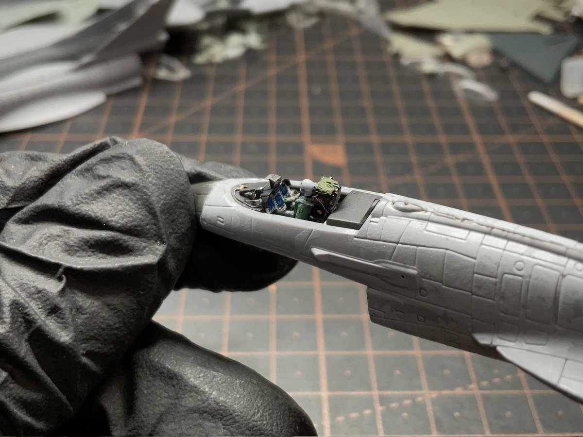 Q1uiiit's tweet photo. cockpit of J-10C
#144scale https://t.co/L0r90sdyO1