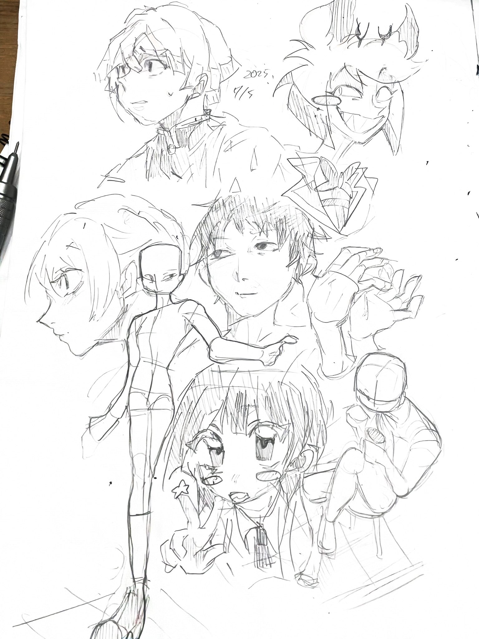 茉白ふい🐏 | 落書き #落書き #アナログイラスト #にじさんじ