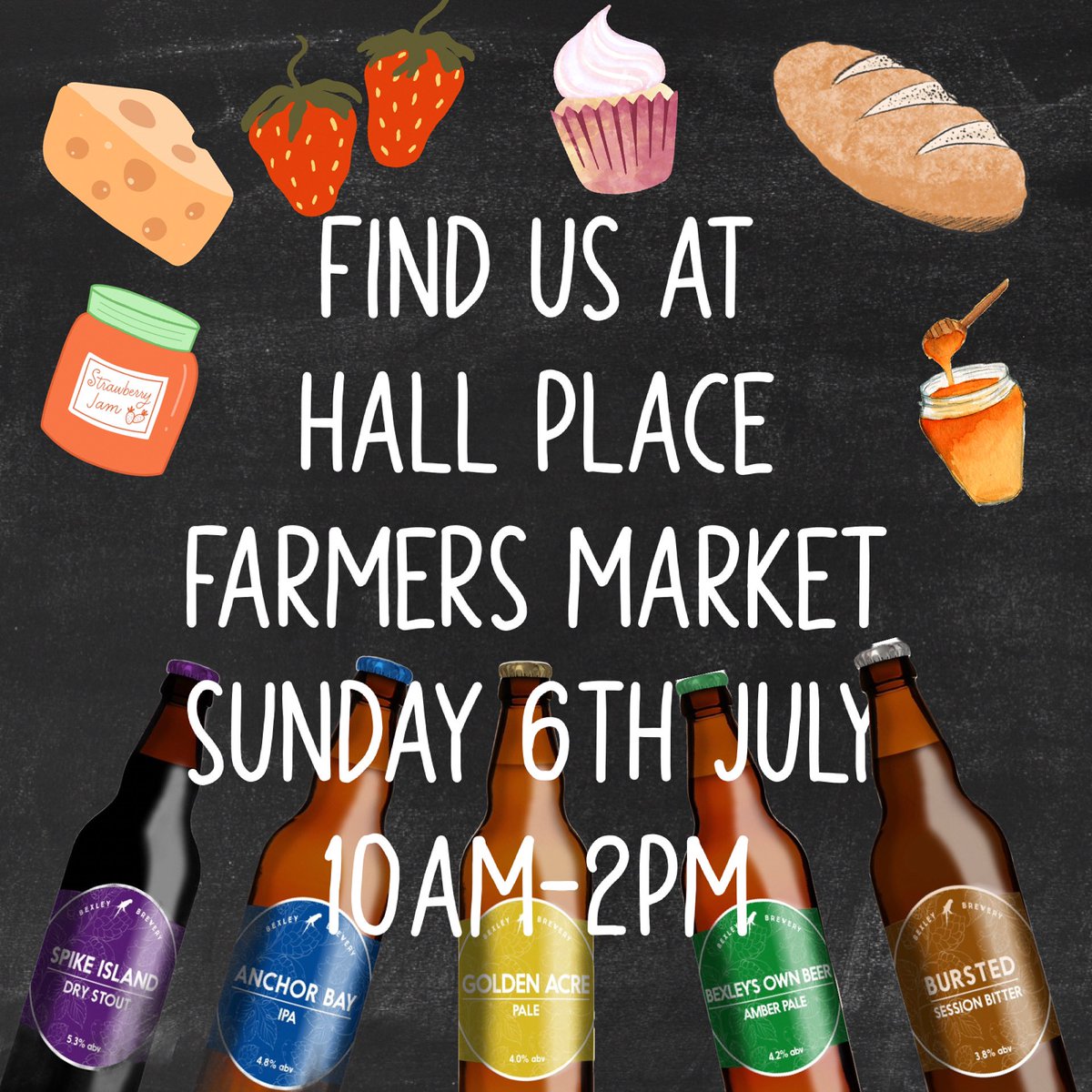 Bexley Brewery (@bexleybrewery) on Twitter photo It’s the 1st Sunday in the month tomorrow, which means that we’ll be back at <a href="/HallPlaceBexley/">Hall Place & Gardens</a> for the monthly #Farmersmarket run by the lovely people at <a href="/mfarmersmarket/">mfarmersmarket</a>
Cheers! It’s the 1st Sunday in the month tomorrow, which means that we’ll be back at <a href="/HallPlaceBexley/">Hall Place & Gardens</a> for the monthly #Farmersmarket run by the lovely people at <a href="/mfarmersmarket/">mfarmersmarket</a>
Cheers!