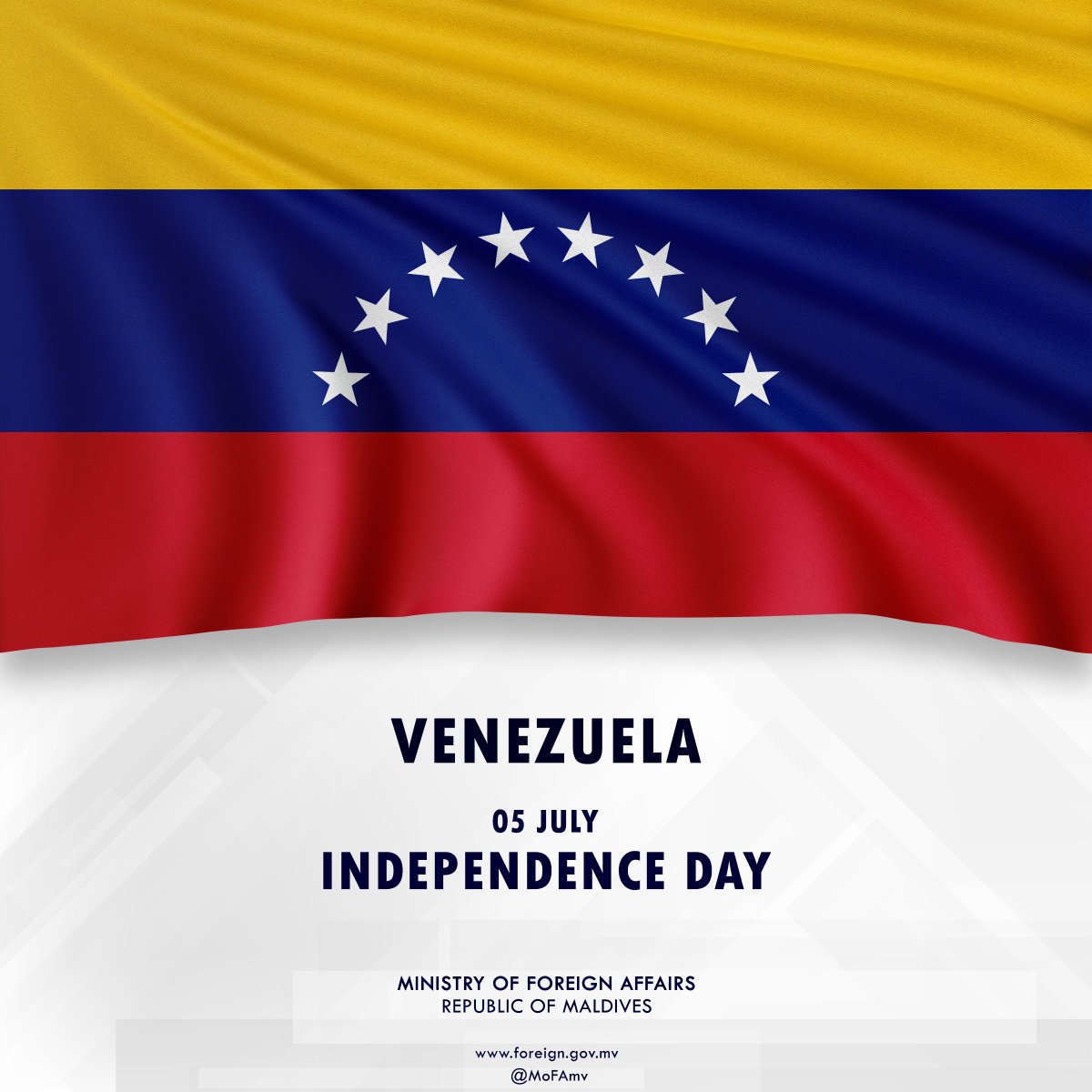 Foreign Minister Dr. Khaleel sends Independence Day greetings to the Foreign Minister of Venezuela

📃 Press Release | t.ly/zp7fq