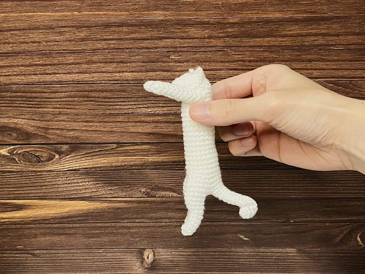 のびーるたん」のあみぐるみです！ 有名なネットミームとなった猫