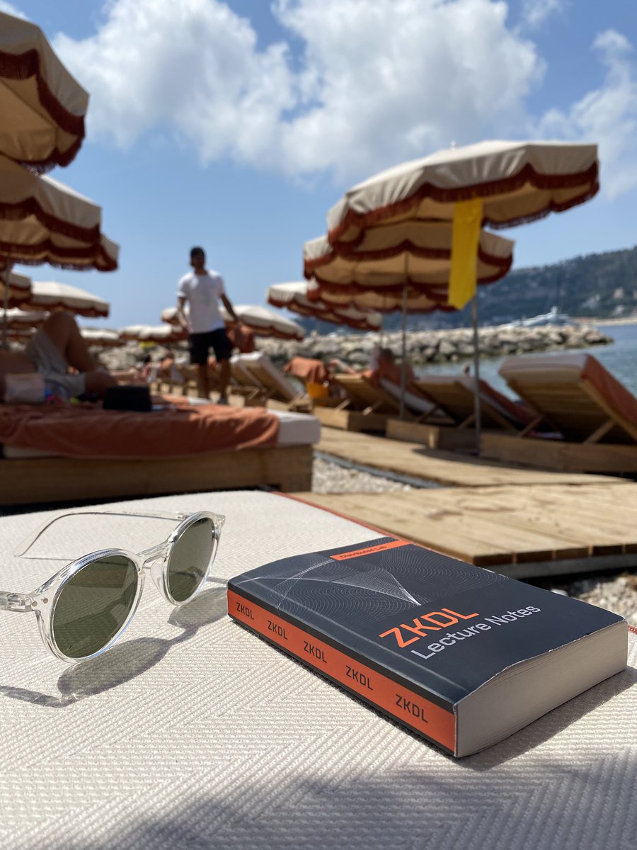 monsieur_kus's tweet image. If you have to spend a day on the beach do it productively: for instance with the @distributedlab zkbible travel edition ๐