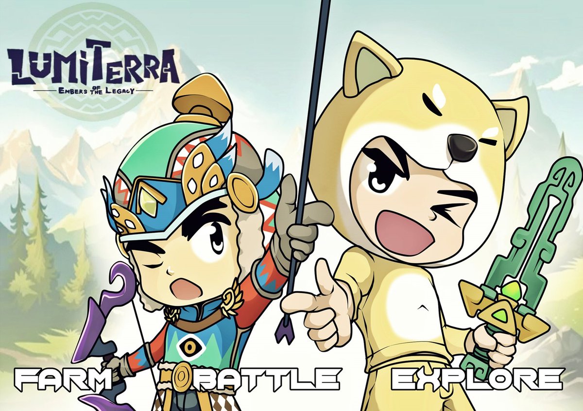 Dive into the enchanting world of lumiterra:
Farm your land, battle fierce foes and explore vast adventures! 

My new art for content creation contest
<a href="/LumiterraGame/">Lumiterra (mainnet arc)</a>  <a href="/Ronin_Network/">Ronin</a>