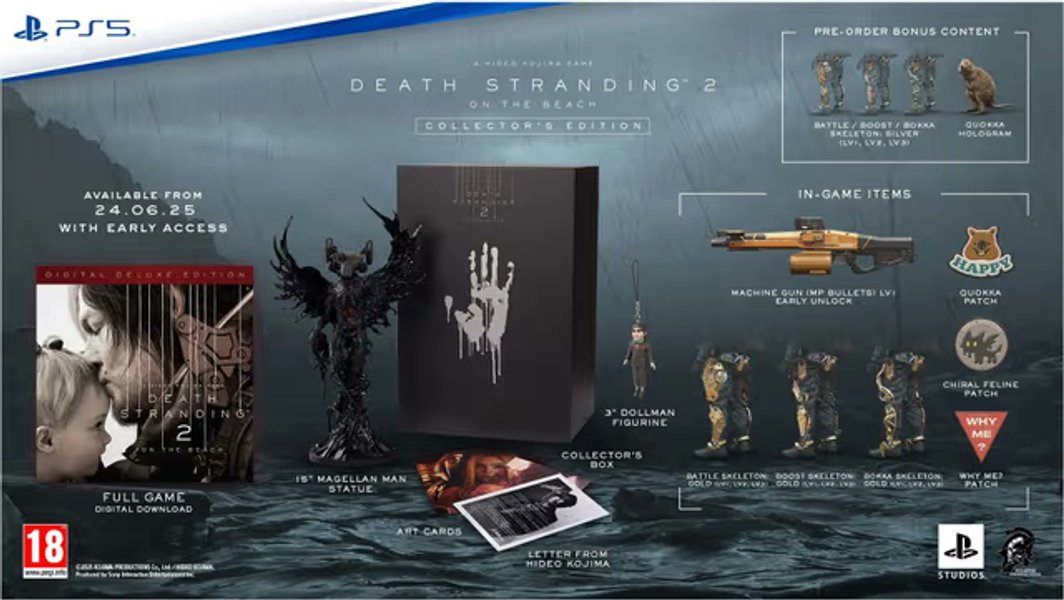 SimonNotlev's tweet photo. Jeg fik et bidrag til Death Stranding 2: On The Beach - Collector's Edition fra driversmagic via Throne. Tusind Tak! https://t.co/pJGKiYEgS7 #Wishlist #Throne https://t.co/fCQbVbyYvg