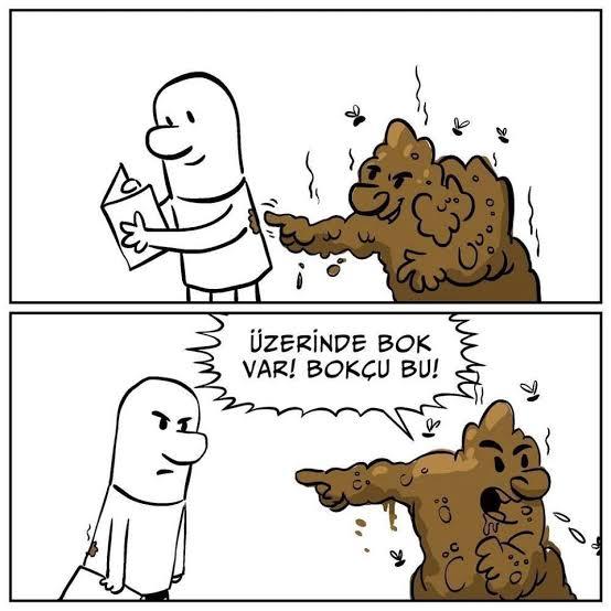 🟧  Aaaa üzerinde bok var, bokçu, bokçu..