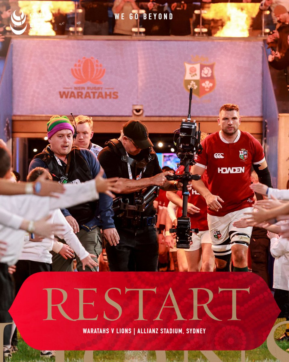 BACK UNDERWAY IN SYDNEY 🦁

40' 🔵 Waratahs 5 - 14 Lions 🔴

#Lions2025