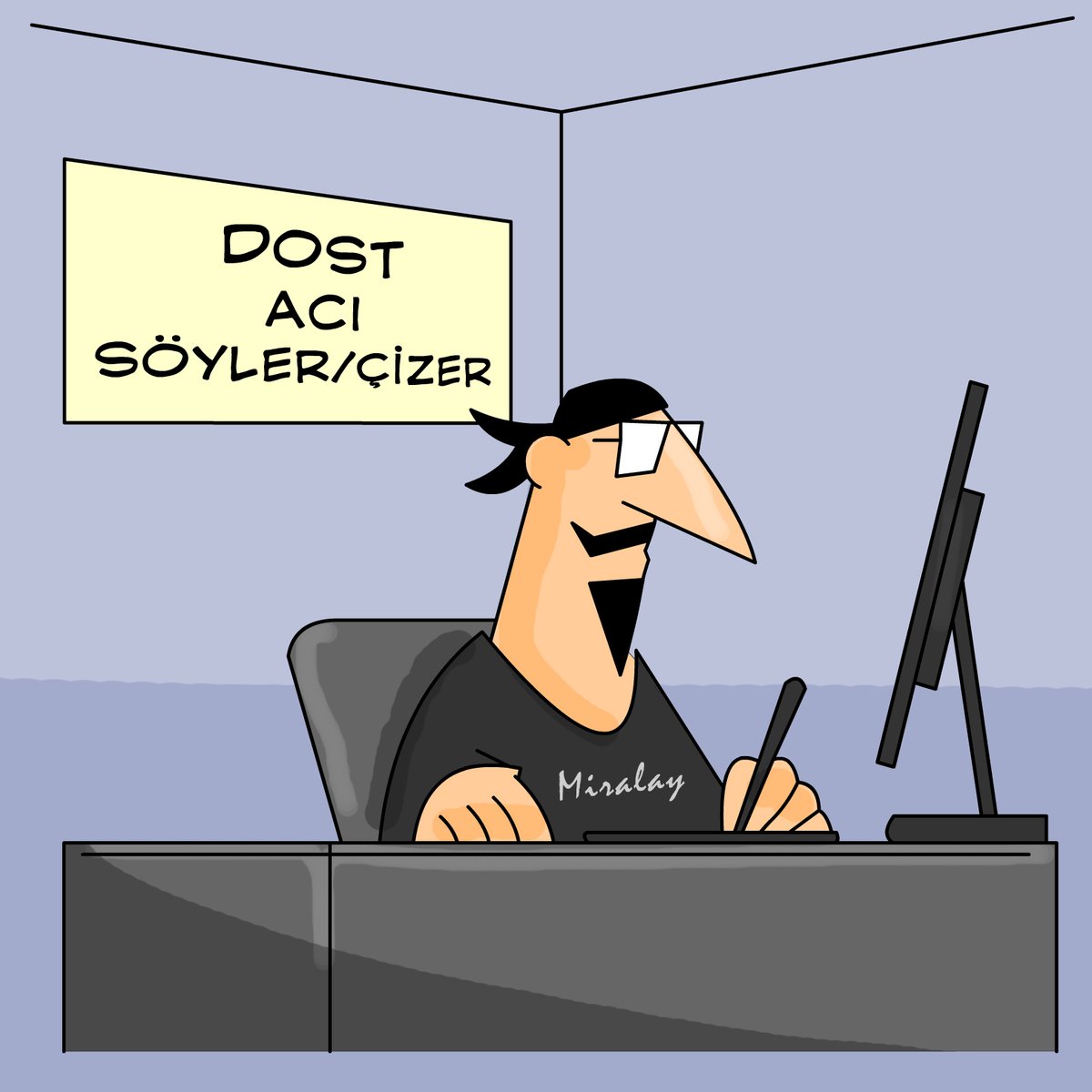 MiralayCa 🟡 (@miralayart) on Twitter photo Dost acı söyler/ çizer
#MiralayKarikatürleri Dost acı söyler/ çizer
#MiralayKarikatürleri