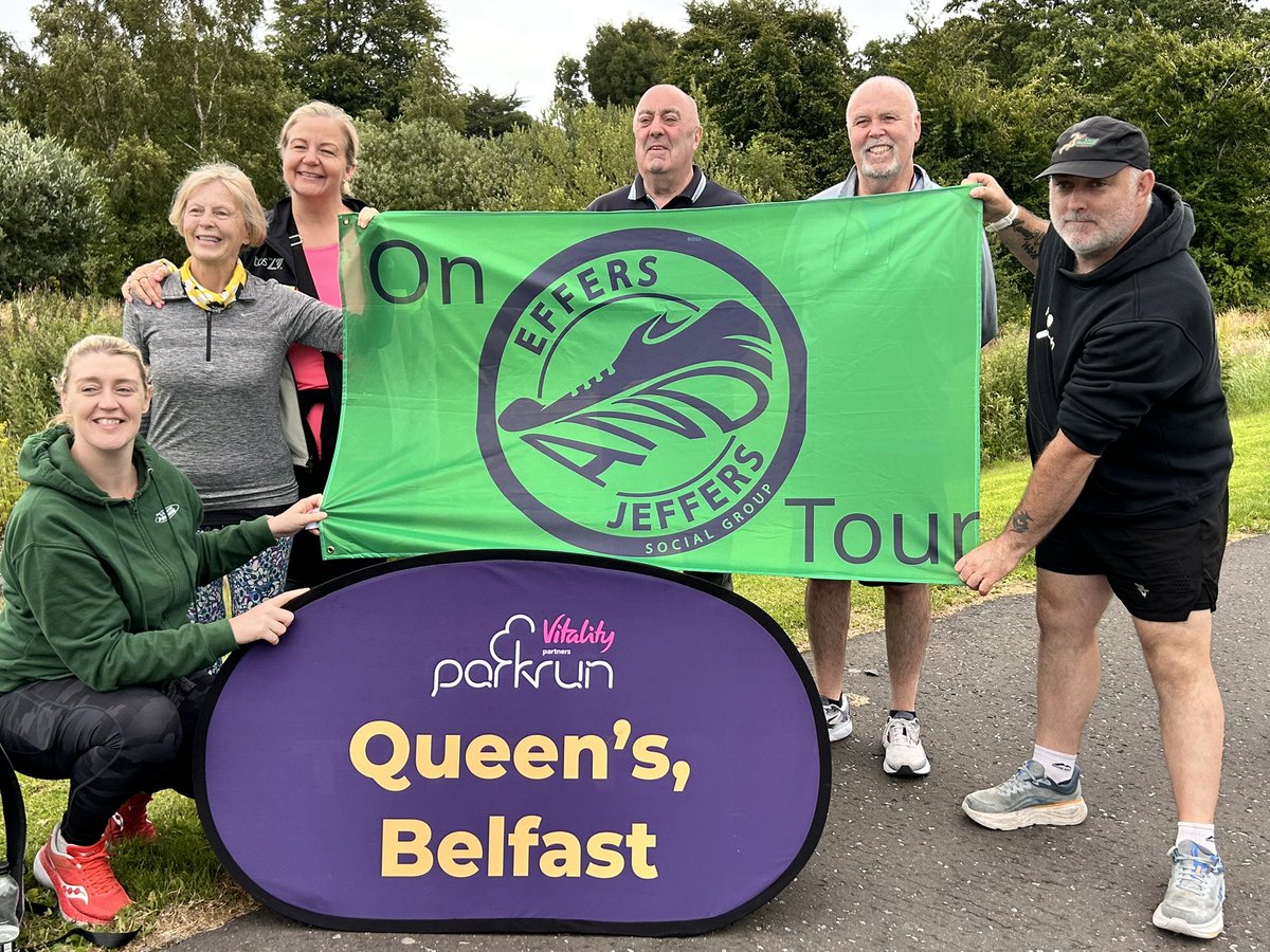 Queens_parkrun's tweet photo. More pics will be shared on our Facebook page later. Thanks to all our volunteers, visitors and runners. And happy big birthday to legendary Run Director and regular volunteer Kathy!!! @parkrunUK @parkrunIE https://t.co/4vJ0OzLPRs