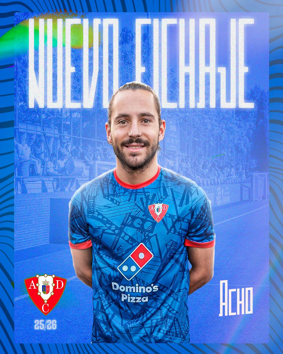 🖋️ ғɪᴄʜᴀᴊᴇ II Acho, nueva incorporación para el centro del campo ✅

Calidad y trabajo, todo en uno, con experiencia en 3ra RFEF 🙌

¡Bienvenido Acho! 💙
#VamosCala