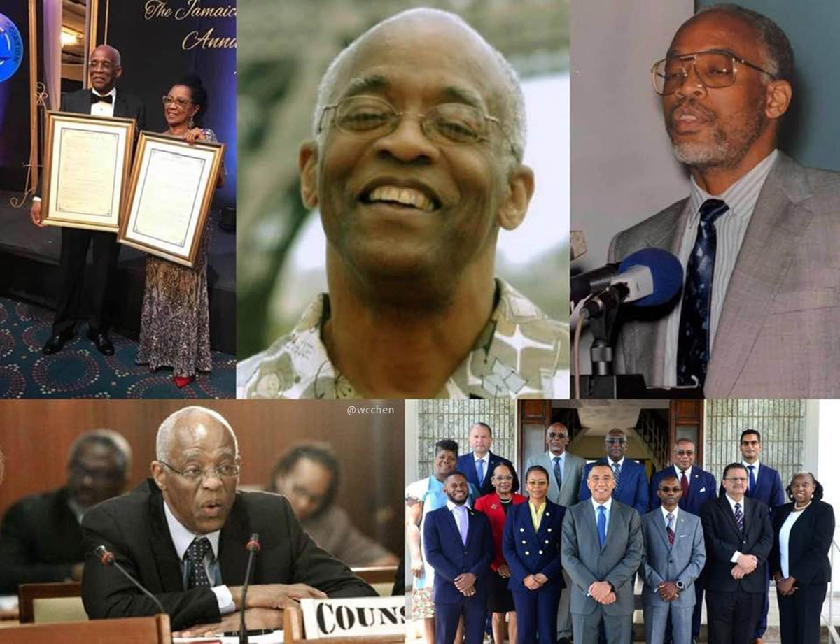 wcchen's tweet photo. Ronald Hugh Small, #Jamaican Statesman, jurist, lawyer, born 84 years ago today on 5 Jul 1941, in #Kingston. Served as Minster of Government 1977-80 1989-93; Judge, Supreme Court of The Bahamas. 1980, aged 38, became #Jamaica's youngest ever Minister of Finance. #HughSmall